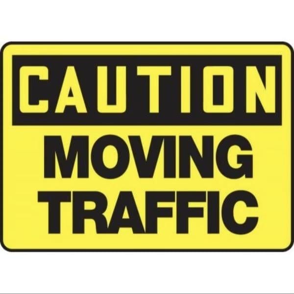 Accuform OSHA CAUTION SAFETY SIGN MOVING MVHR616VP MVHR616VP - main